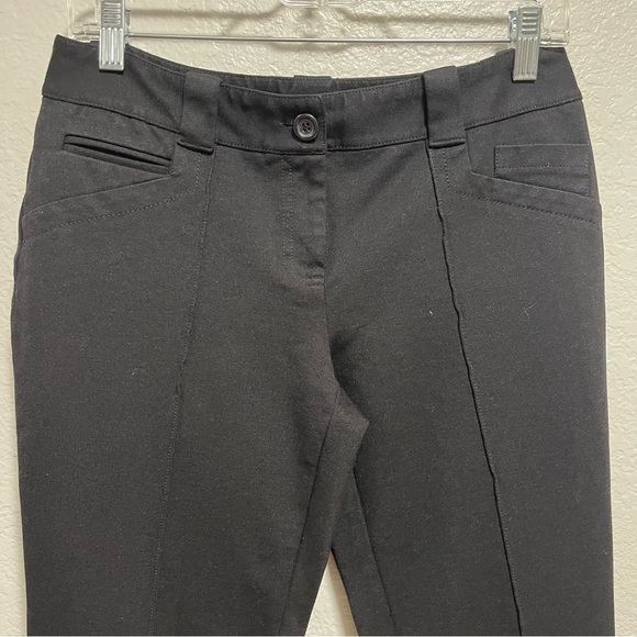 INC International Concepts Black Flare Pants Size 6 - Picture 2 of 7